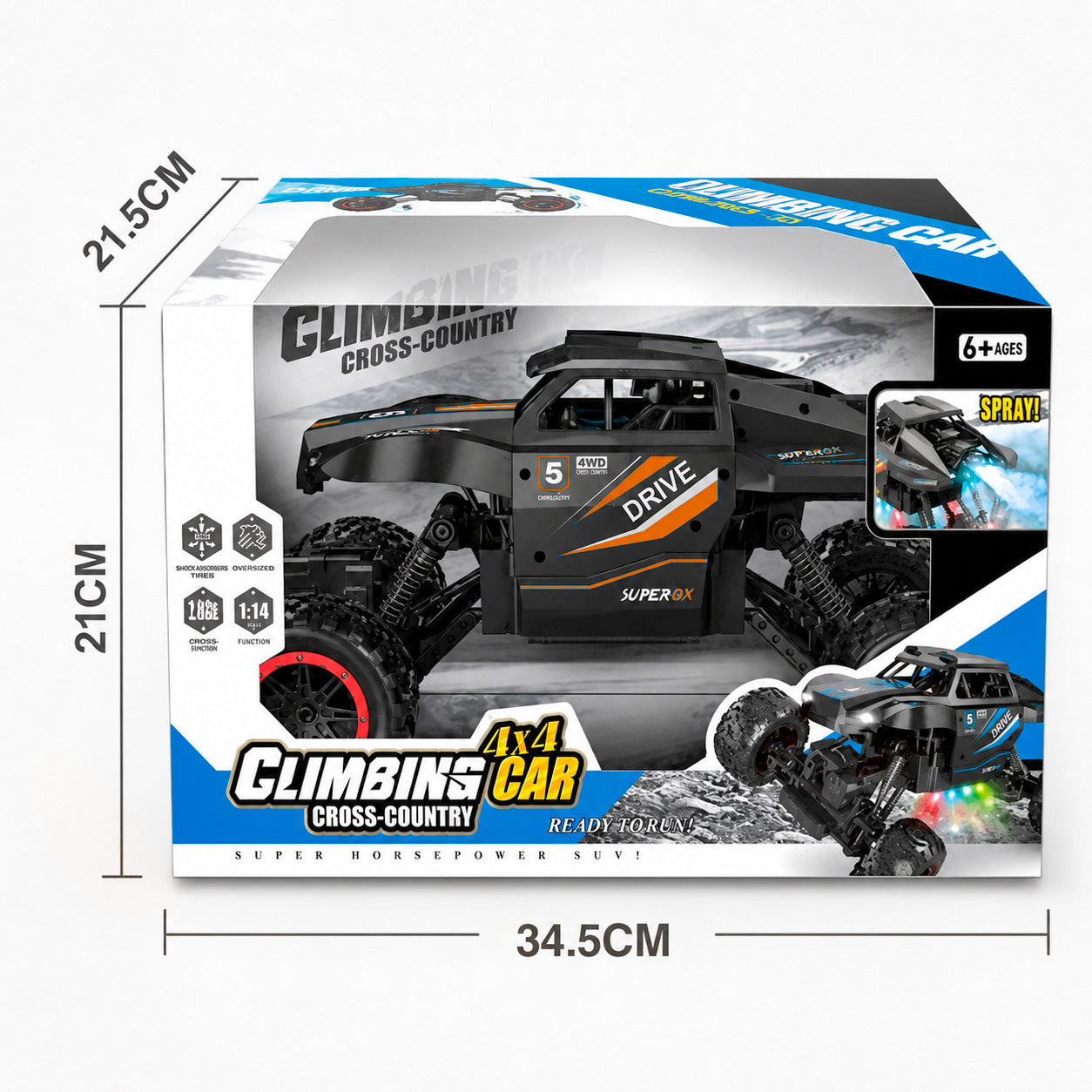 High-Speed Dual-Motor 4×4 Off-Road Truck