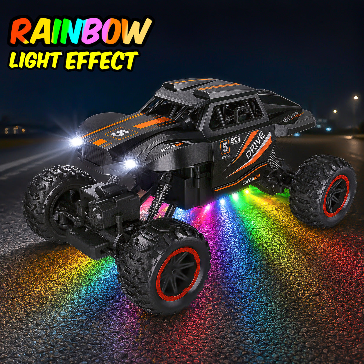 High-Speed Dual-Motor 4×4 Off-Road Truck